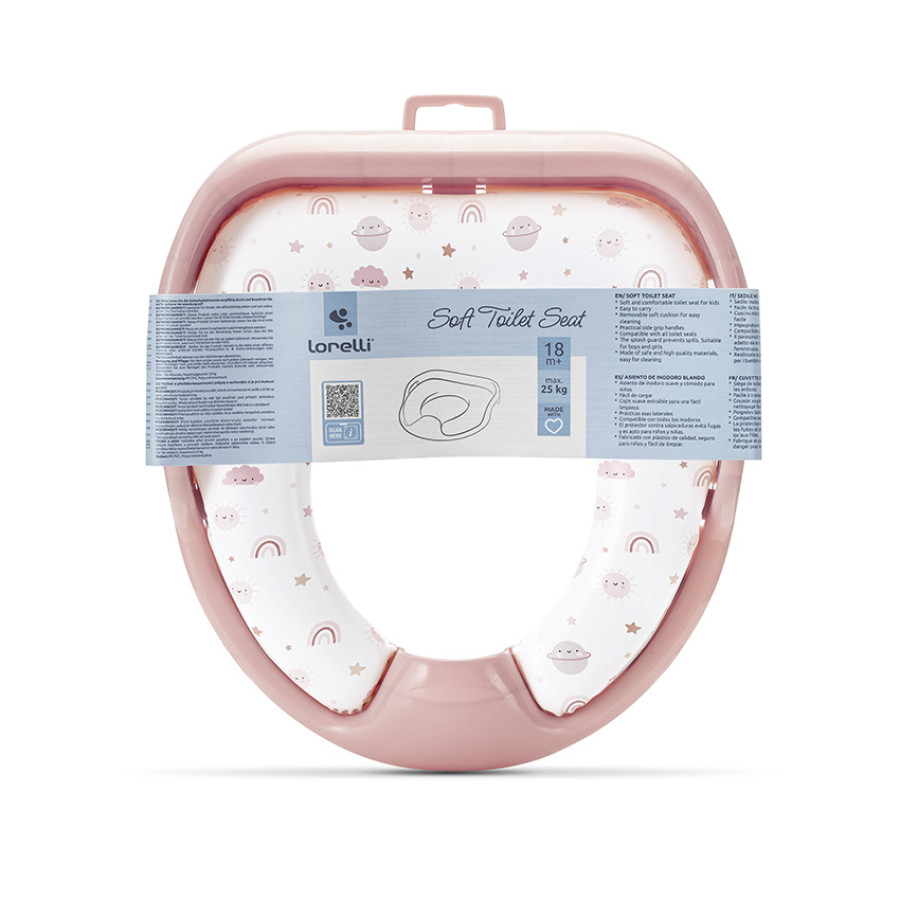Мека тоалетна седалка Planets Pink