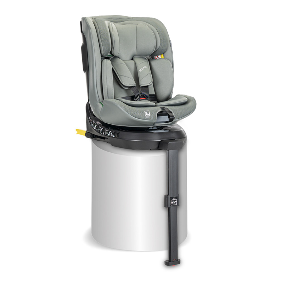 Стол за кола Solaris i-Size Isofix 40-150 cm Support Leg 360 Green