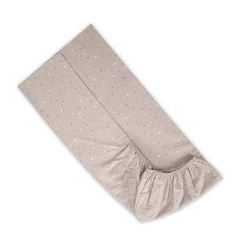 Чаршаф с ластик 60/120 см (15 см борд) Бежово небе