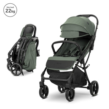 Детска лятна количка Minori Green до 22 кг автоматично сгъване