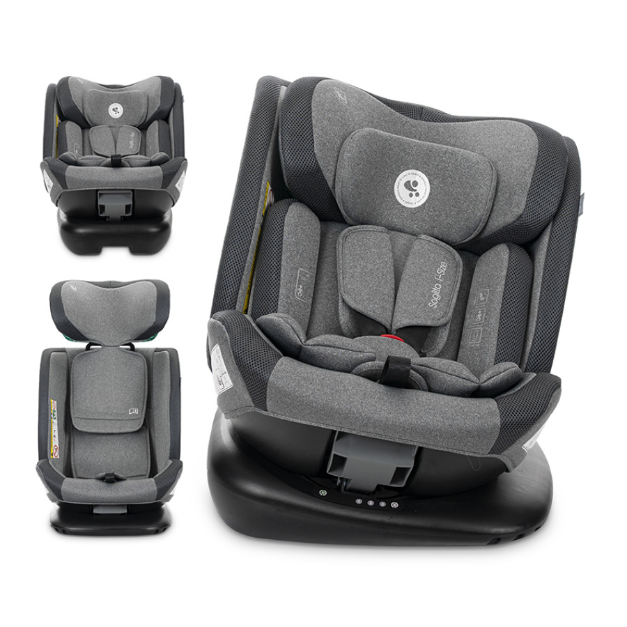 Автостол Sagitta Grey i-Size 40-150 cm 360