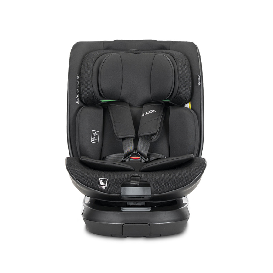Стол за кола Solaris i-Size Isofix 40-150 cm Support Leg 360 Black
