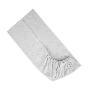 Чаршаф с ластик 60/120 см (15 см борд) Сиво небе