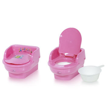Гърне трон сглобено Little Bear Pink