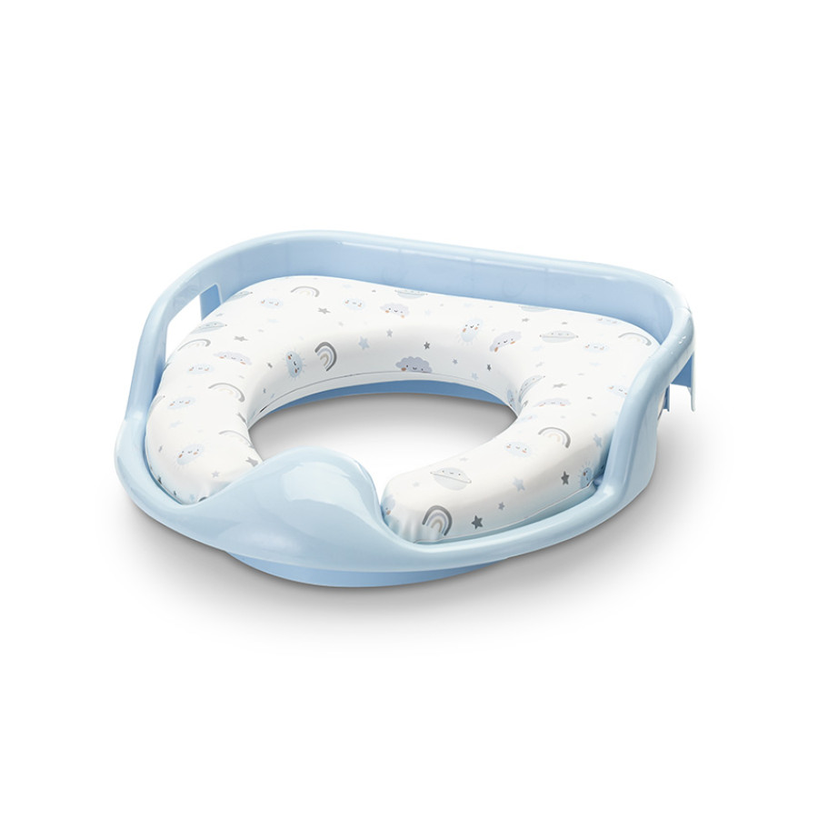 Мека тоалетна седалка Planets Blue