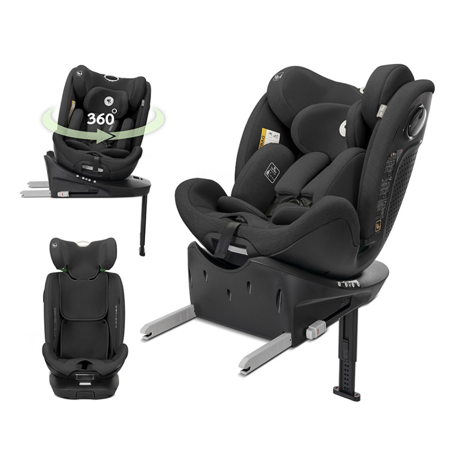 Стол за кола Perseus Black i-Size Isofix 40–150 см
