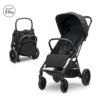 Детска лятна количка Nuvella Black до 22 кг