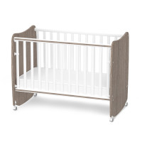 Легло с люлка Stars 60/120 см White and Coffee