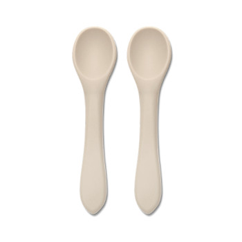 Силиконови лъжички 2бр Natural Beige