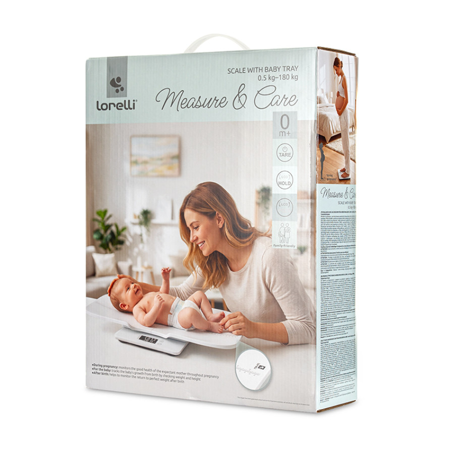 Везна с приставка за бебе Measure and Care от 0.5кг до 180кг