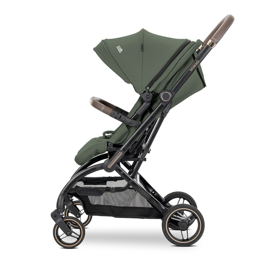 Детска количка Makaya Green до 22 кг с ротация 360