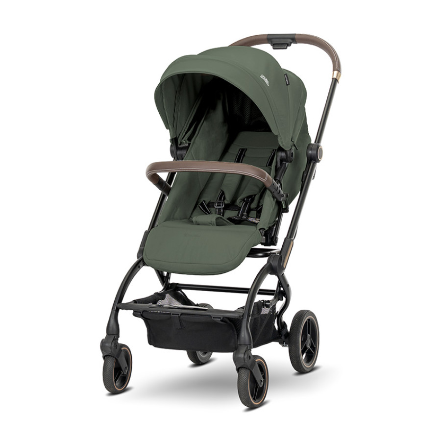 Детска количка Makaya Green до 22 кг с ротация 360