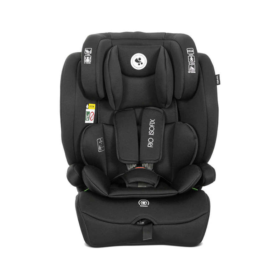 Стол за кола Rio Isofix 76–150 cm Black