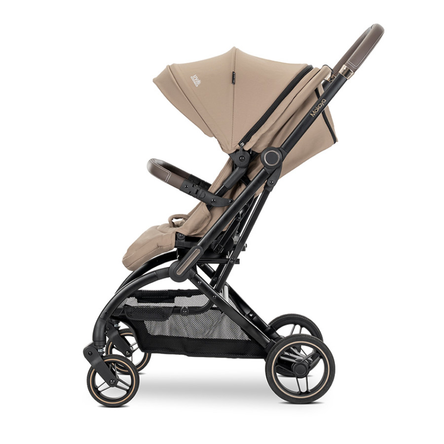 Детска количка Makaya Beige до 22 кг с ротация 360