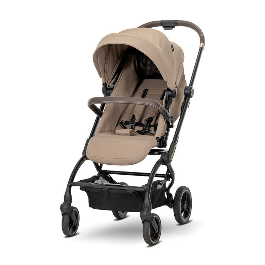 Детска количка Makaya Beige до 22 кг с ротация 360