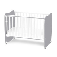 Легло с люлка Stars 60/120 см White and Stone Grey