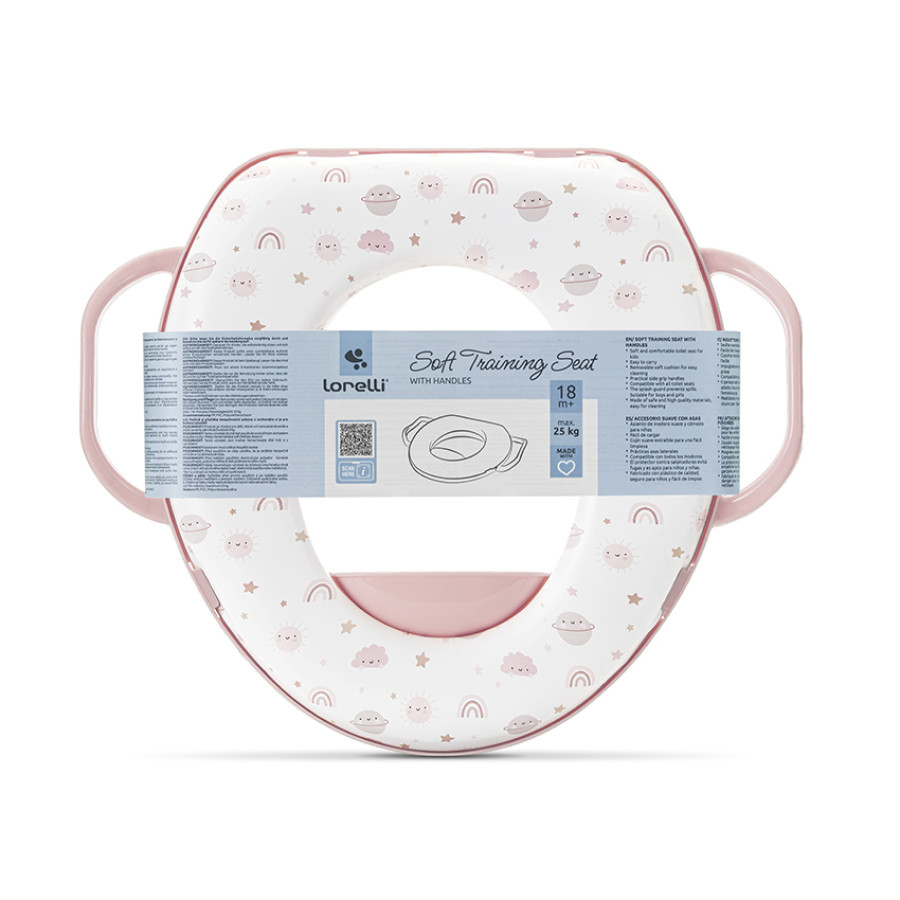 Мека приставка с дръжки Planets Pink