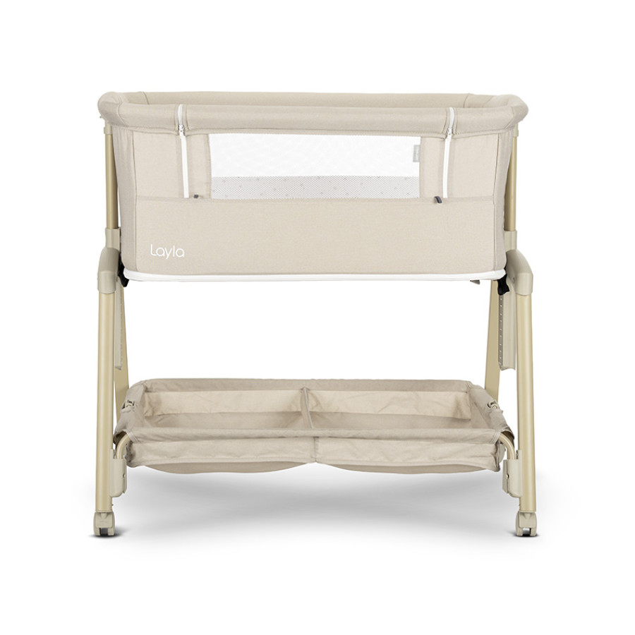 Мини кошара 2в1 с падаща преграда Layla Beige