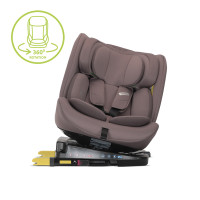 Стол за кола Rodeo Dark Pink 40-150 cm 360 с Isofix