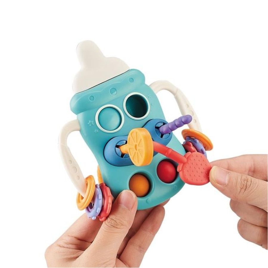 Бебешка сензорна играчка Baby Bottle Blue