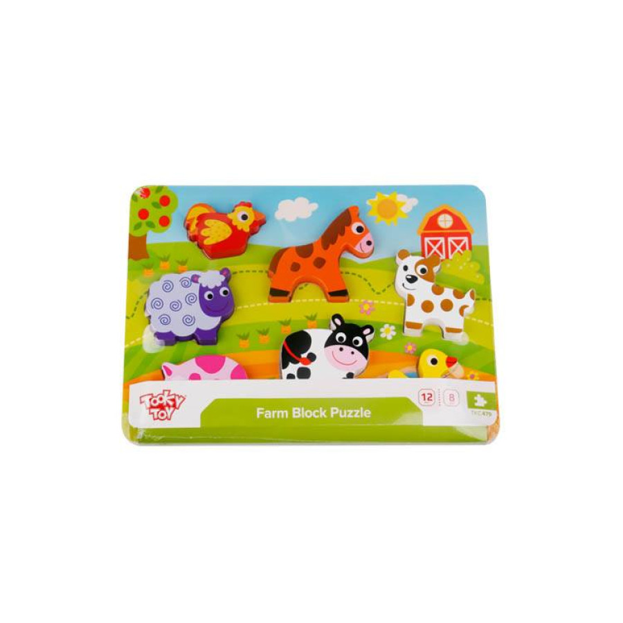 Дървен Пъзел 3D Ферма TKC479
