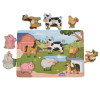 Дървен пъзел Farm 3005
