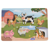 Дървен пъзел Farm 3005