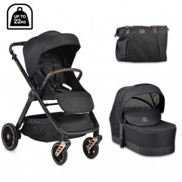 Комбинирана детска количка 2в1 Macan черен