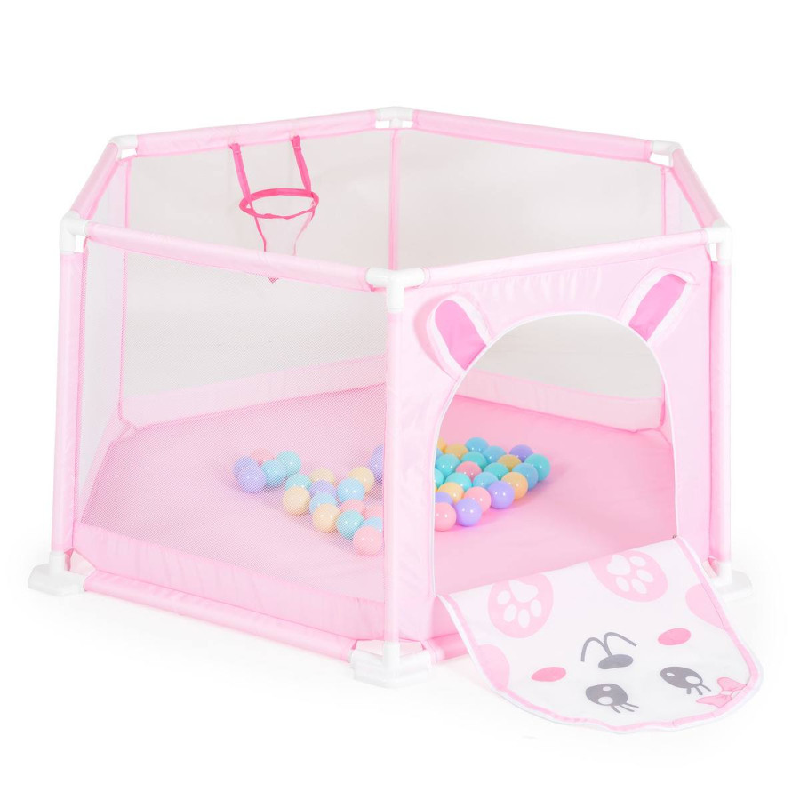 Кошара за игра 146 cm с 50 топки pink