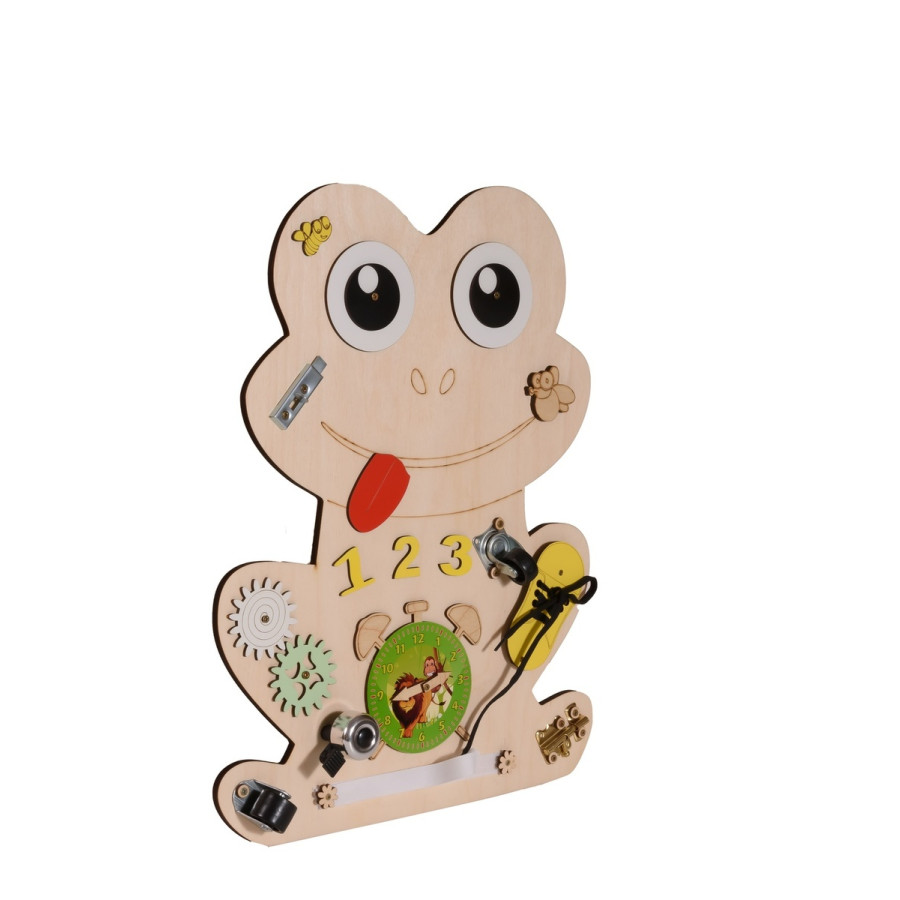 Монтесори дървена дъска Frog