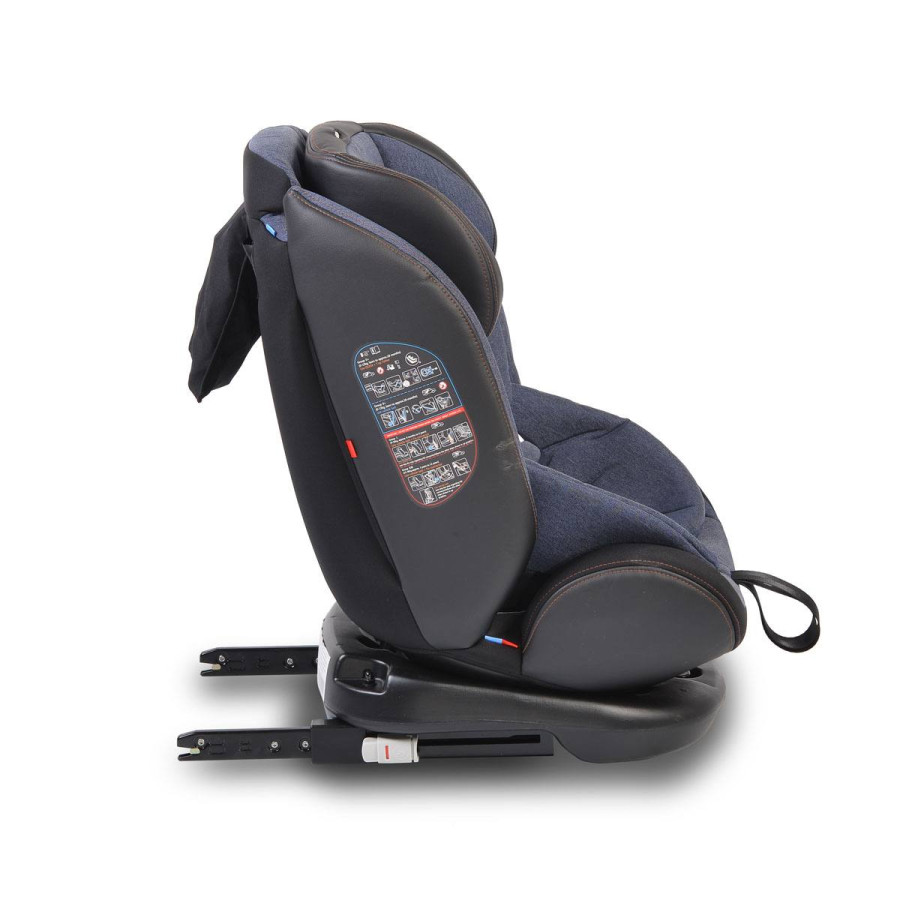 Стол за кола с Isofix система Pilot 360° деним