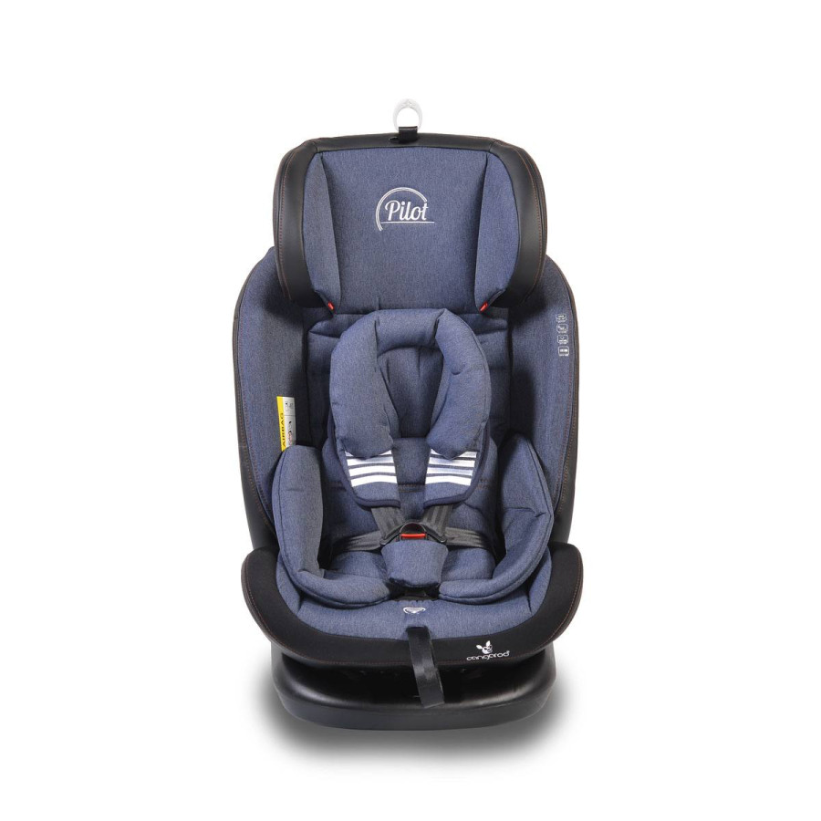 Стол за кола с Isofix система Pilot 360° деним