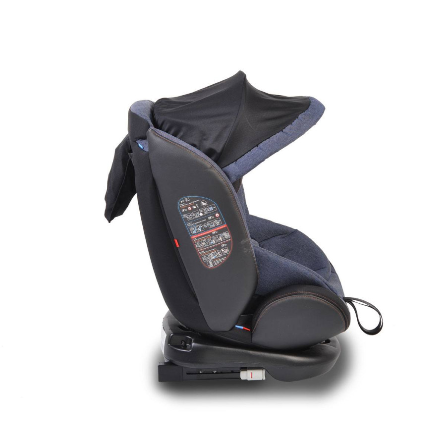 Стол за кола с Isofix система Pilot 360° деним