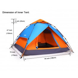 Триместна палатка GO"N"CAMP