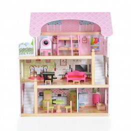 Дървена къща за кукли Mila 4110