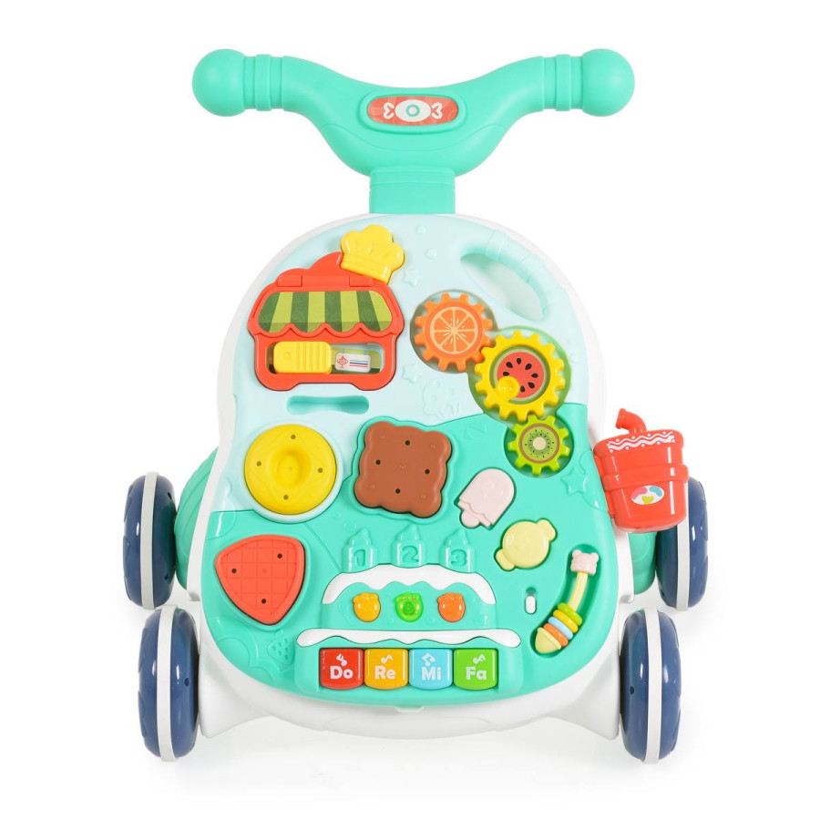 Играчка за прохождане 2в1 Basket blue