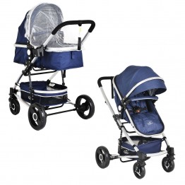 Комбинирана детска количка Gigi деним