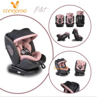 Стол за кола с Isofix система Pilot 360° розов