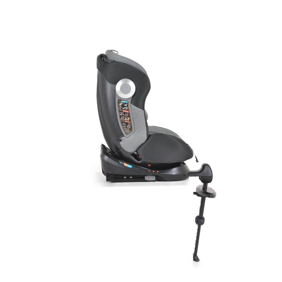 Стол за кола Sheriff 360° с Izofix сив