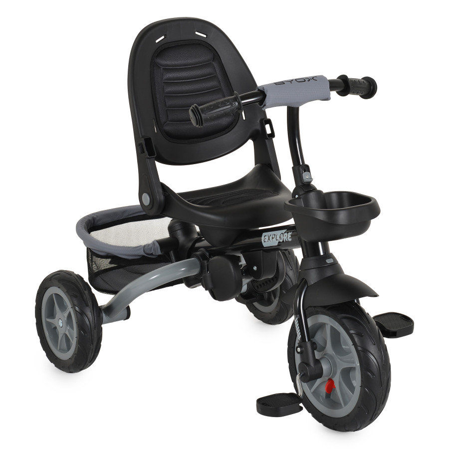 Детска триколка Explore тъмно сива