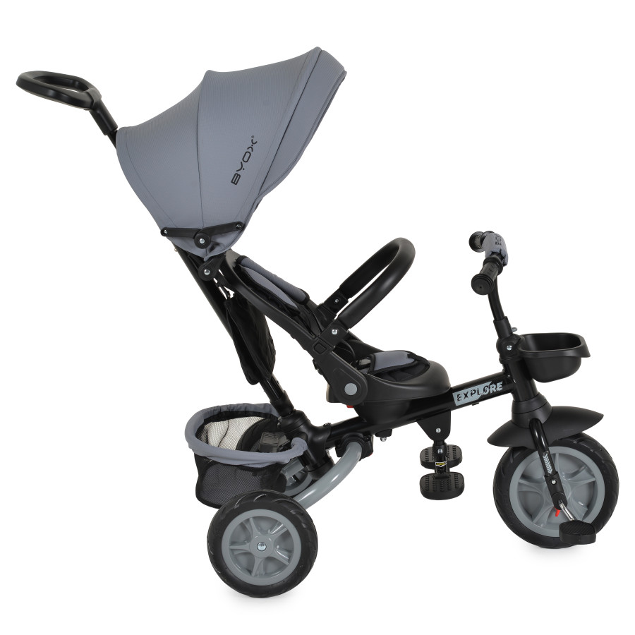 Детска триколка Explore тъмно сива