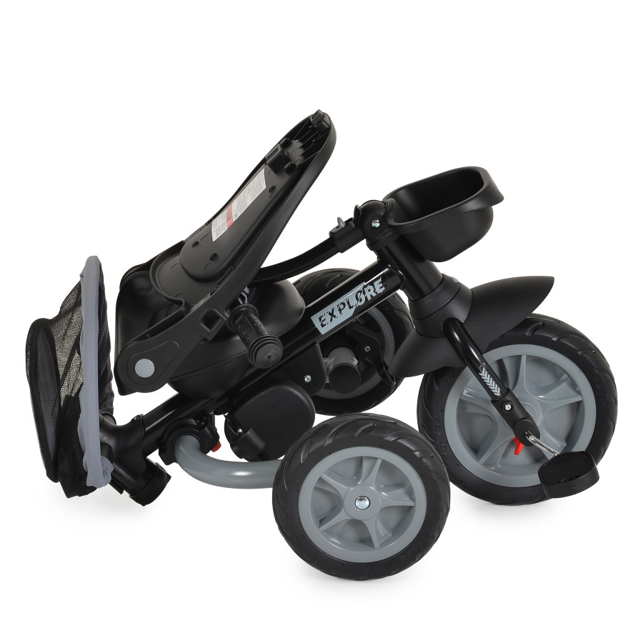 Детска триколка Explore тъмно сива