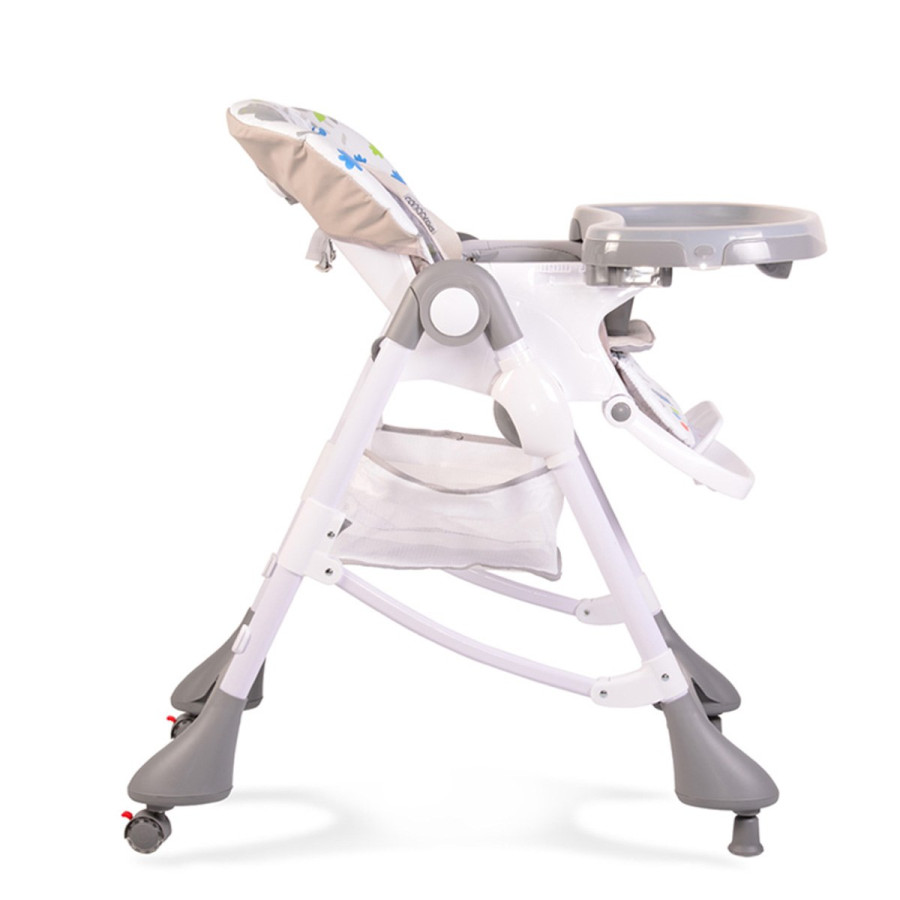 Детски стол за хранене Mint сив