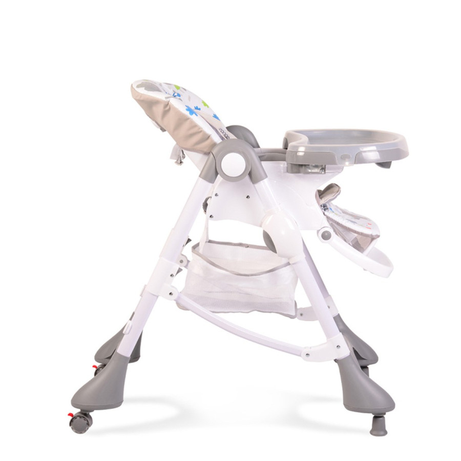 Детски стол за хранене Mint сив