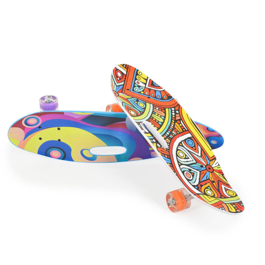 Скейтборд 26“ с дръжка червен