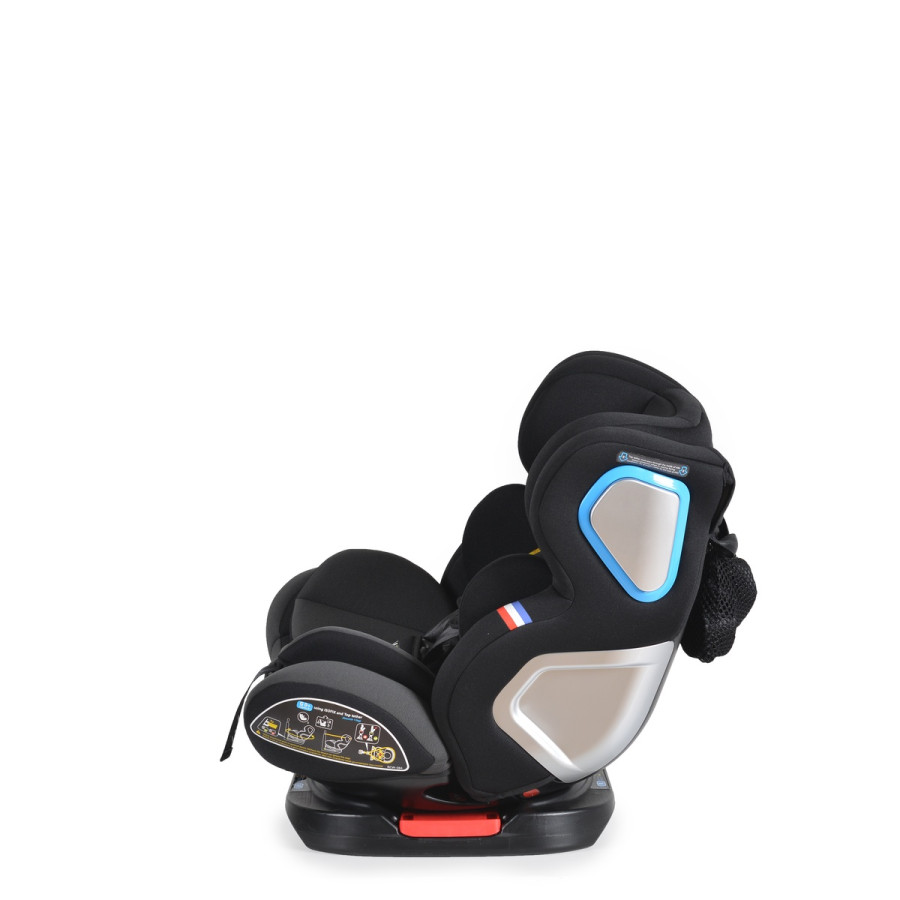 Стол за кола Colonel 360° с Isofix тъмносив