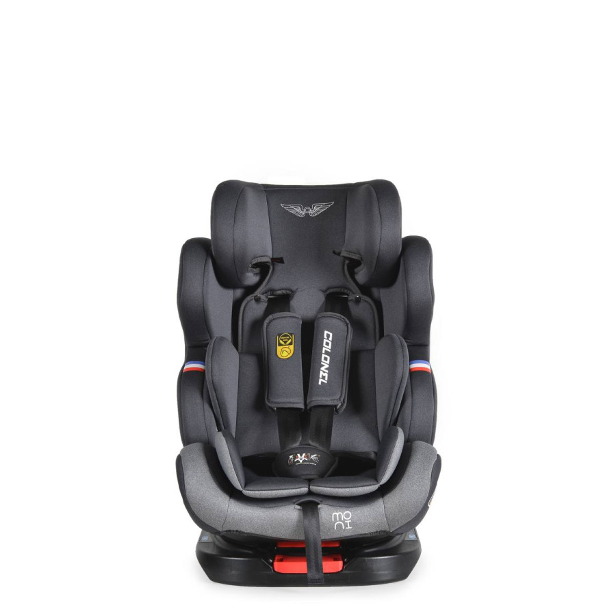 Стол за кола Colonel 360° с Isofix тъмносив