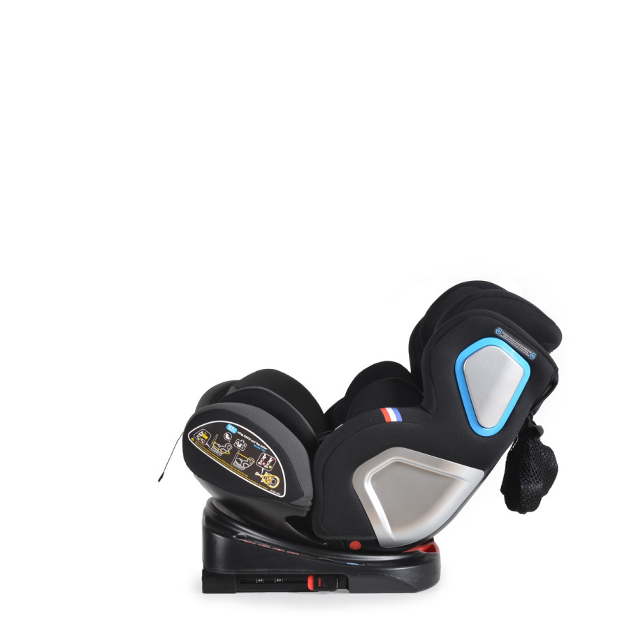 Стол за кола Colonel 360° с Isofix тъмносив