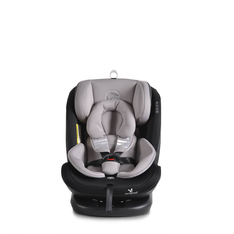 Стол за кола с Isofix система Pilot 360° сив