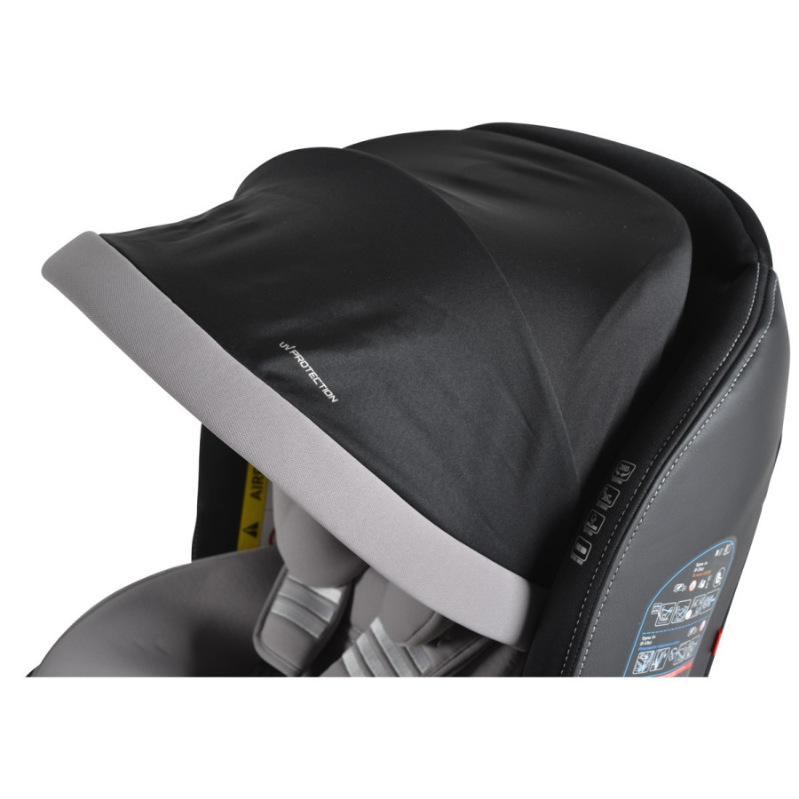 Стол за кола с Isofix система Pilot 360° сив